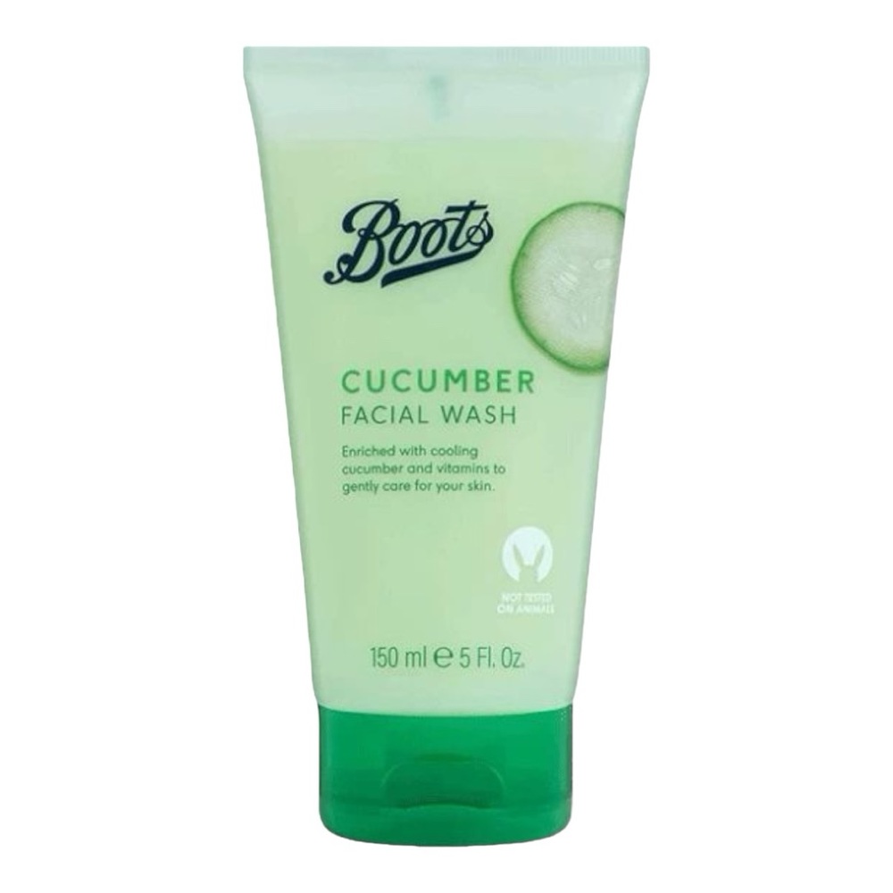 BOOTS CUCUMBER FACIAL WASH 150ML - BRAND NEW